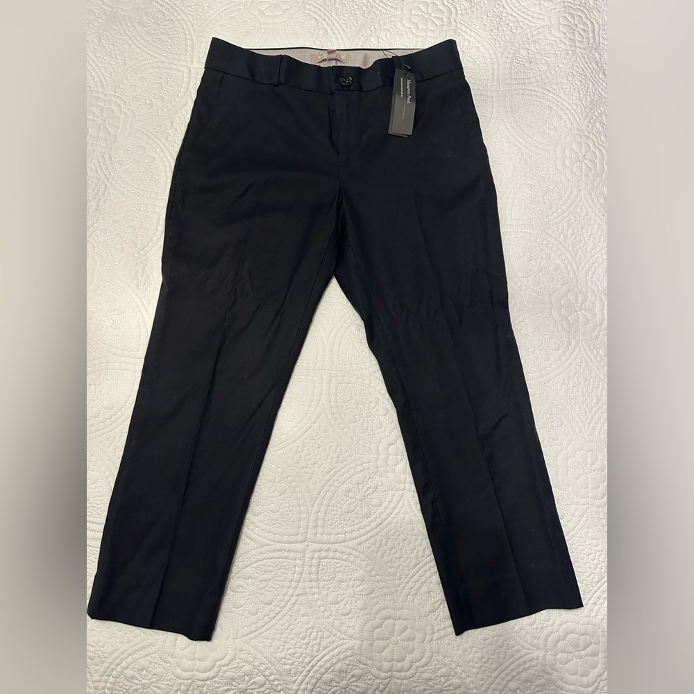 Banana Republic Hampton Fit Pant Black 8P NWT